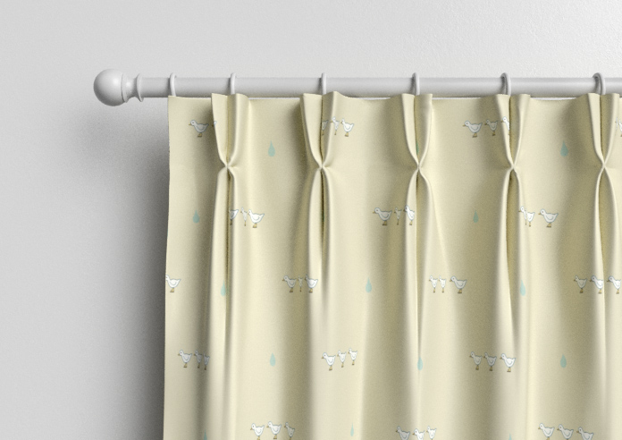 Puddle Down, Mummy Duck Shell - Made to Measure Curtains - Image 10